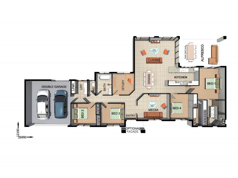 44 Bouganvillea Court, Kewarra Beach QLD 4879 Floorplan