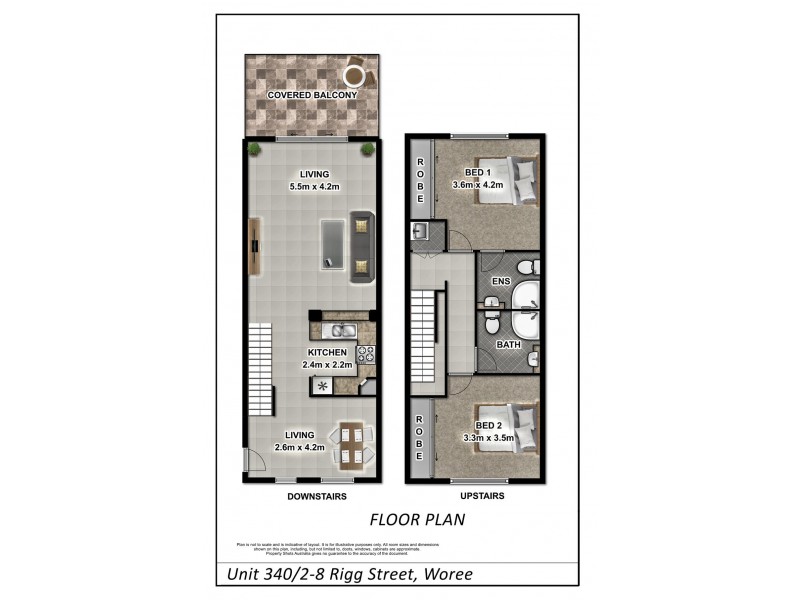 340/644 Bruce Highway, Woree QLD 4868 Floorplan