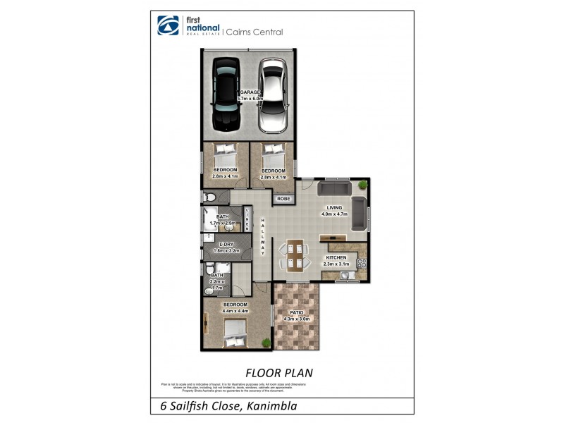 6 Sailfish Close, Kanimbla QLD 4870 Floorplan