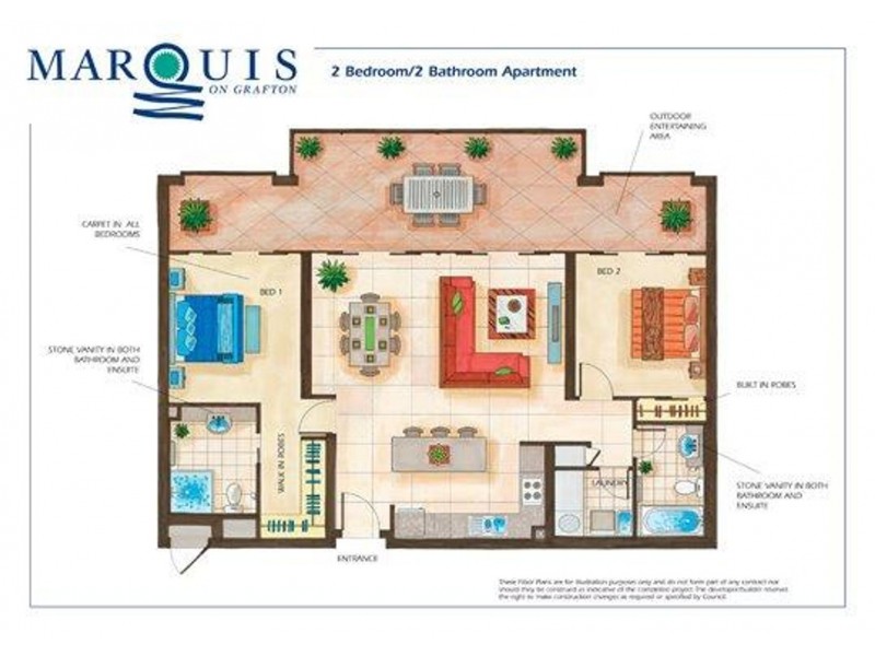 1301/123-131 Grafton Street, Cairns City QLD 4870 Floorplan