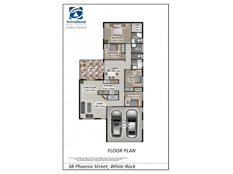 38 Phoenix Street, White Rock QLD 4868 Floorplan