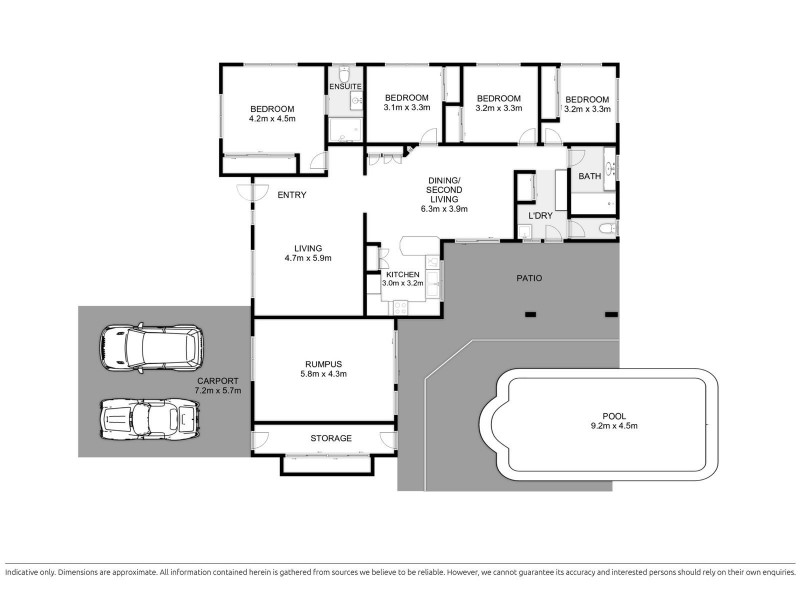 14 Lillipilli Street, Redlynch QLD 4870 Floorplan