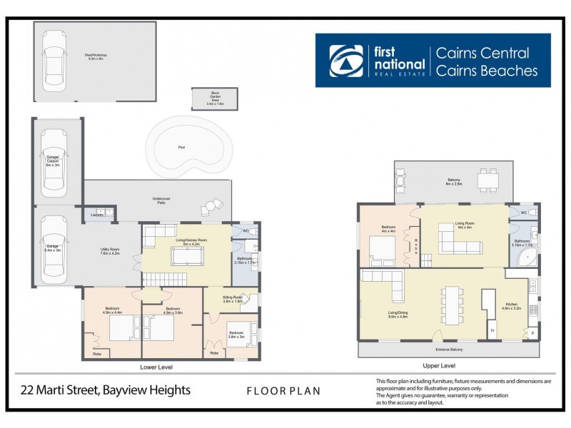22 Marti Street, Bayview Heights QLD 4868 Floorplan