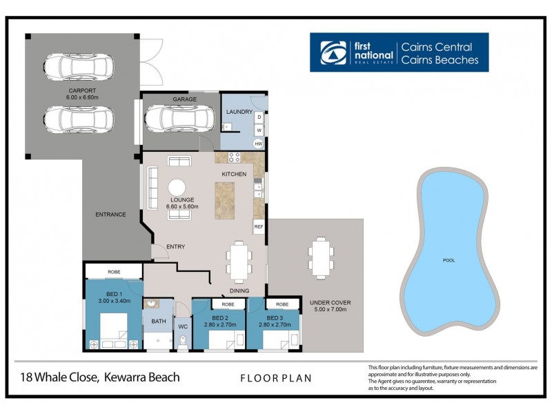 18 Whale Close, Kewarra Beach QLD 4879 Floorplan