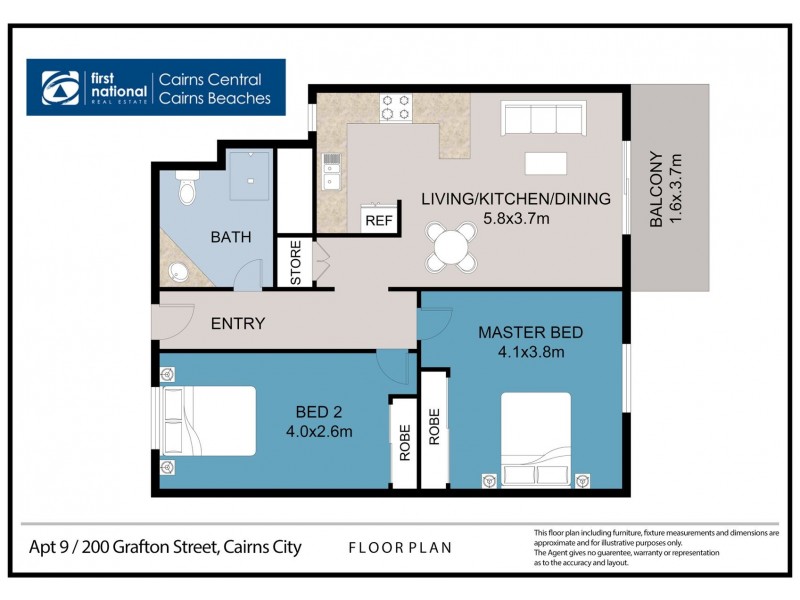 9/200 Grafton Street, Cairns City QLD 4870 Floorplan