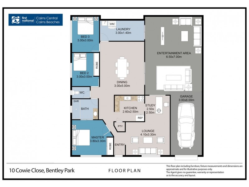 10 Cowie Close, Bentley Park QLD 4869 Floorplan