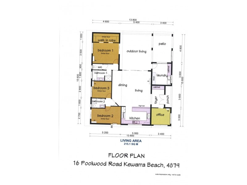 16 Poolwood Road, Kewarra Beach QLD 4879 Floorplan