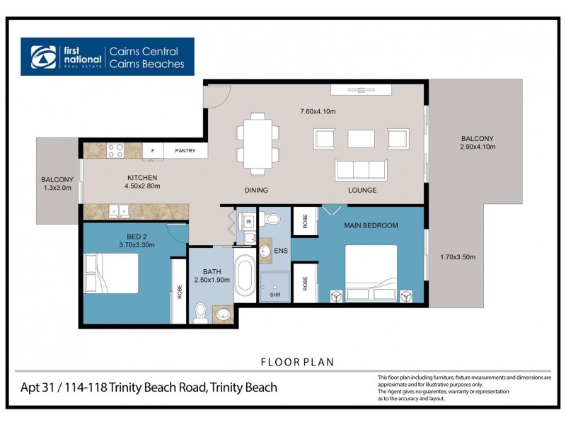 31/114-118 Trinity Beach Road, Trinity Beach QLD 4879 Floorplan