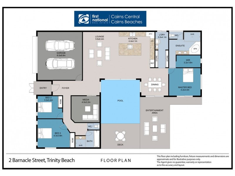 2 Barnacle Street, Trinity Beach QLD 4879 Floorplan