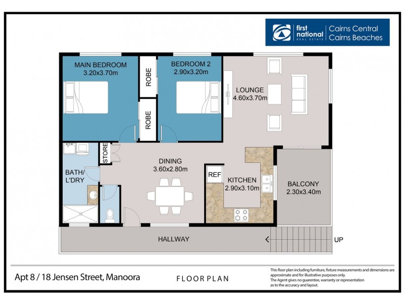 8/18 Jensen Street, Manoora QLD 4870 Floorplan