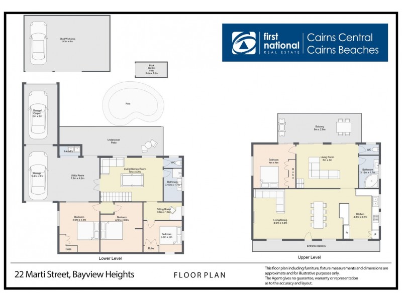 22 Marti Street, Bayview Heights QLD 4868 Floorplan