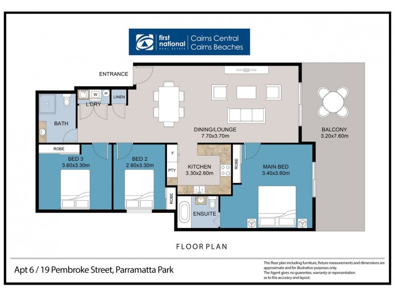 6/19-21 Pembroke Street, Parramatta Park QLD 4870 Floorplan