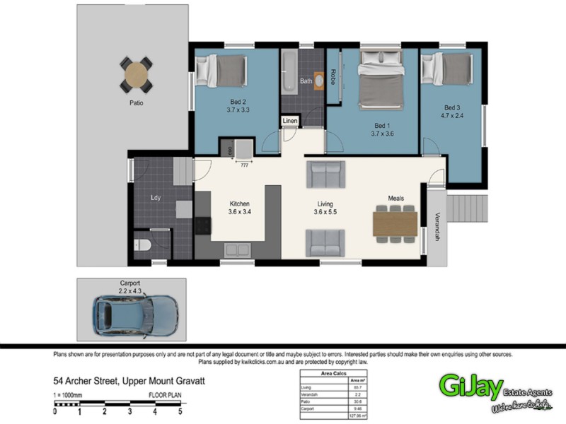 54 Archer Street, Upper Mount Gravatt QLD 4122 Floorplan