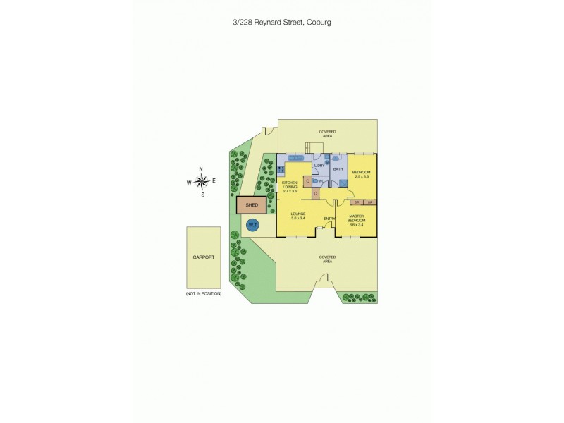 3/228 Reynard Street, Coburg VIC 3058 Floorplan