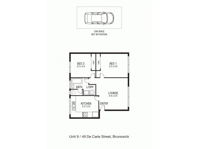 9/49 Decarle Street, Brunswick VIC 3056 Floorplan