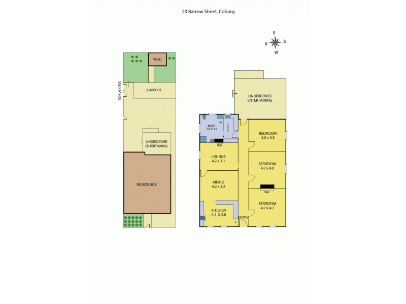 20 Barrow Street, Coburg VIC 3058 Floorplan