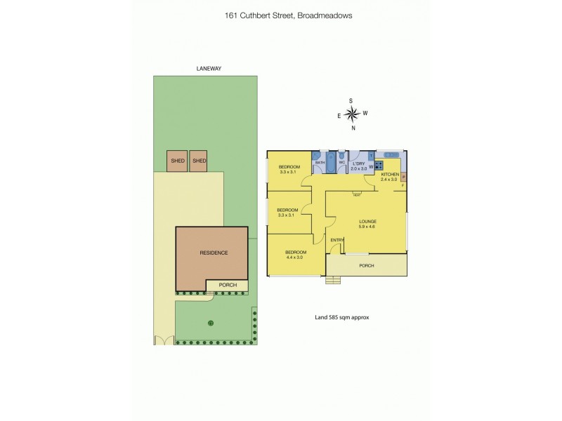 161 Cuthbert Street, Broadmeadows VIC 3047 Floorplan