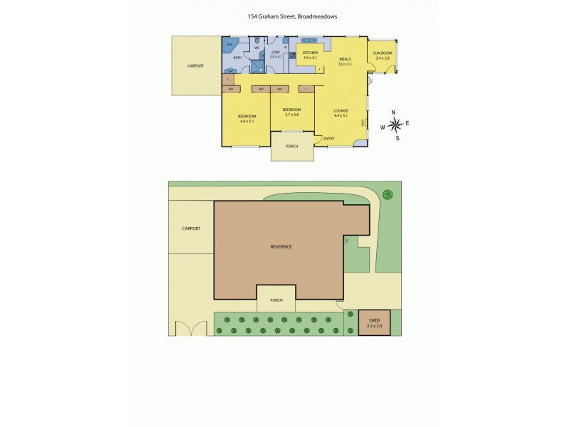 154 Graham Street, Broadmeadows VIC 3047 Floorplan