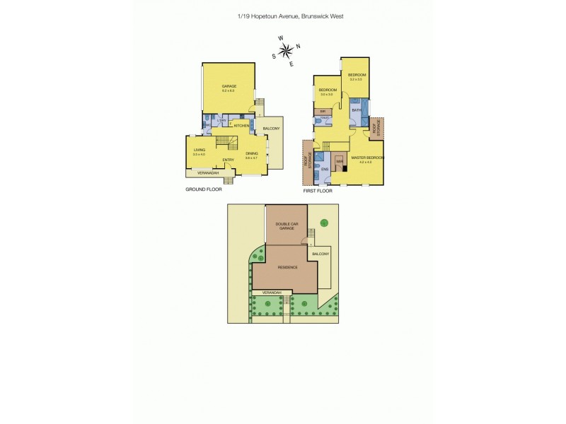 1/19 Hopetoun Avenue, Brunswick West VIC 3055 Floorplan