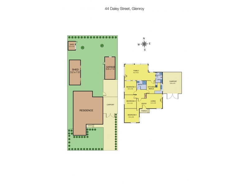 44 Daley Street, Glenroy VIC 3046 Floorplan