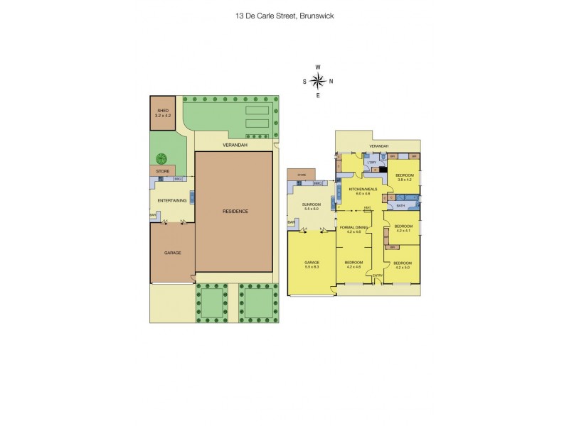 13 DeCarle Street, Brunswick VIC 3056 Floorplan