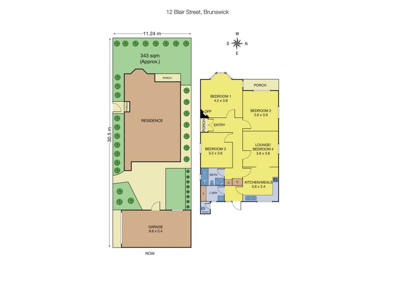 12 Blair St, Brunswick VIC 3056 Floorplan