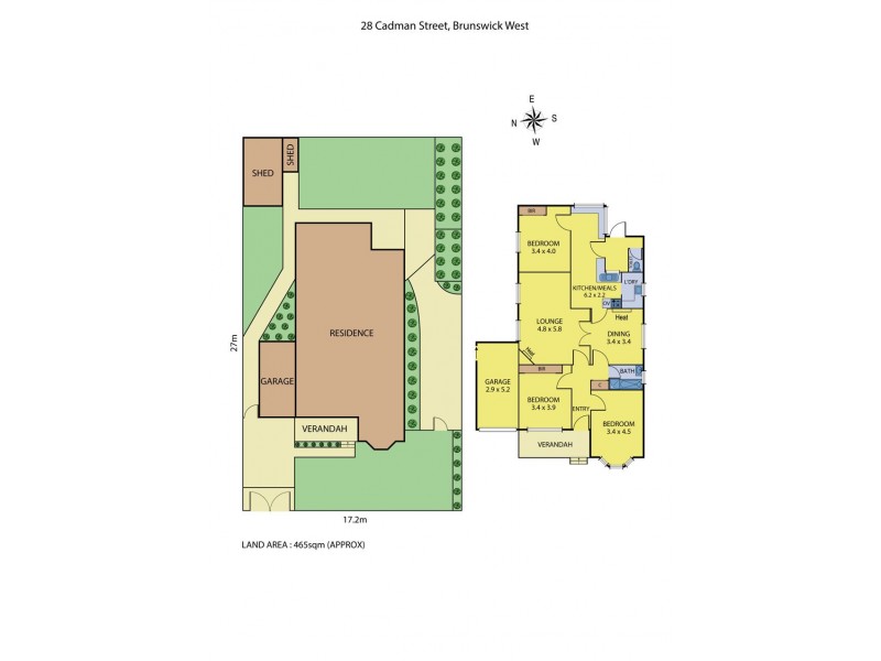 28 Cadman Street, Brunswick West VIC 3055 Floorplan