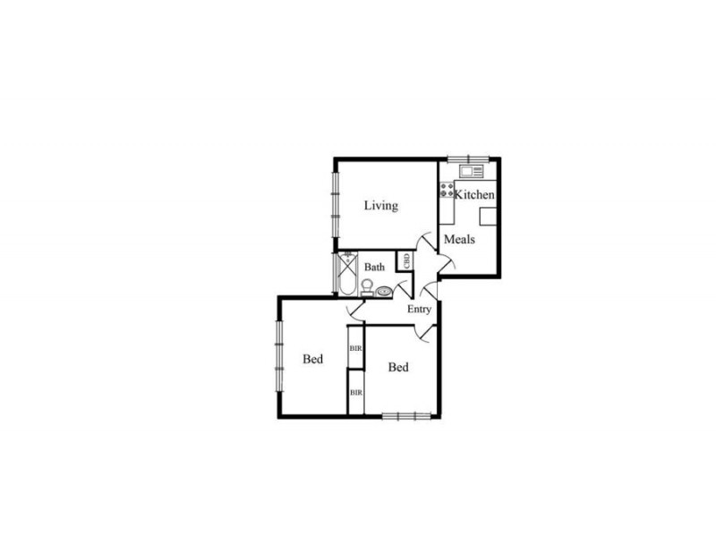 1/54 Kneen Street, Fitzroy North VIC 3068 Floorplan