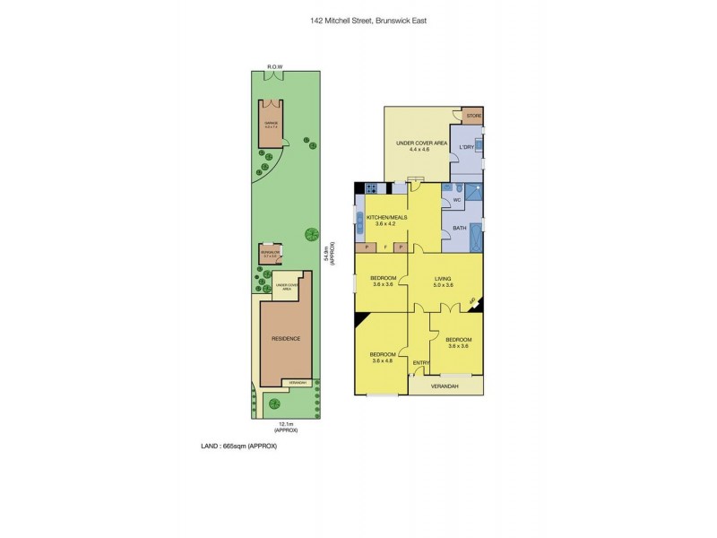 142 Mitchell Street, Brunswick East VIC 3057 Floorplan