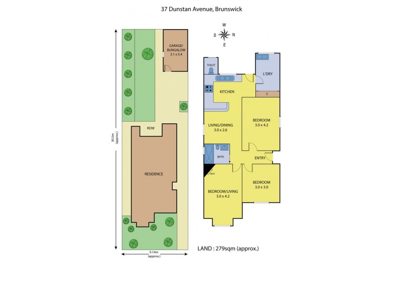 37 Dunstan, Ave, Brunswick VIC 3056 Floorplan