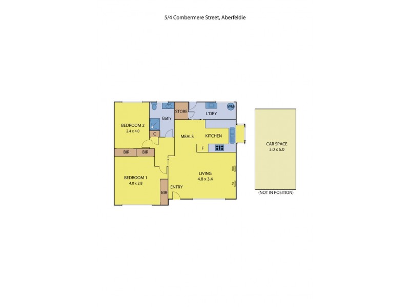 5/4 Combermere Street, Aberfeldie VIC 3040 Floorplan