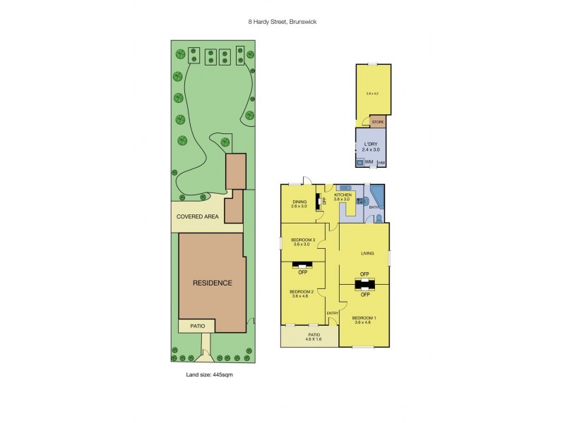 8 Hardy Street, Brunswick VIC 3056 Floorplan