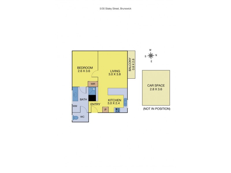 5/35 Staley Street, Brunswick VIC 3056 Floorplan