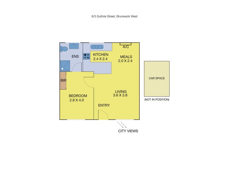 8/3 Guthrie Street, Brunswick West VIC 3055 Floorplan