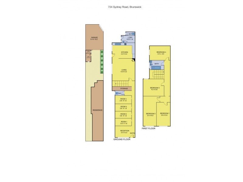 724 Sydney Rd, Brunswick VIC 3056 Floorplan