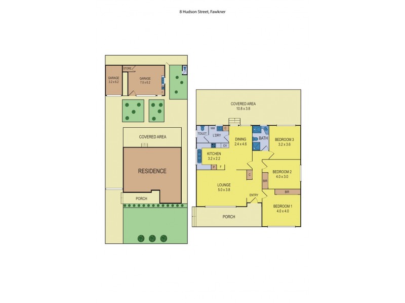 8 Hudson Street, Fawkner VIC 3060 Floorplan