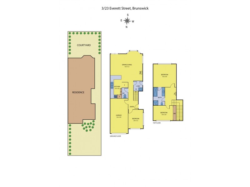 3/23 Everett Street, Brunswick West VIC 3055 Floorplan