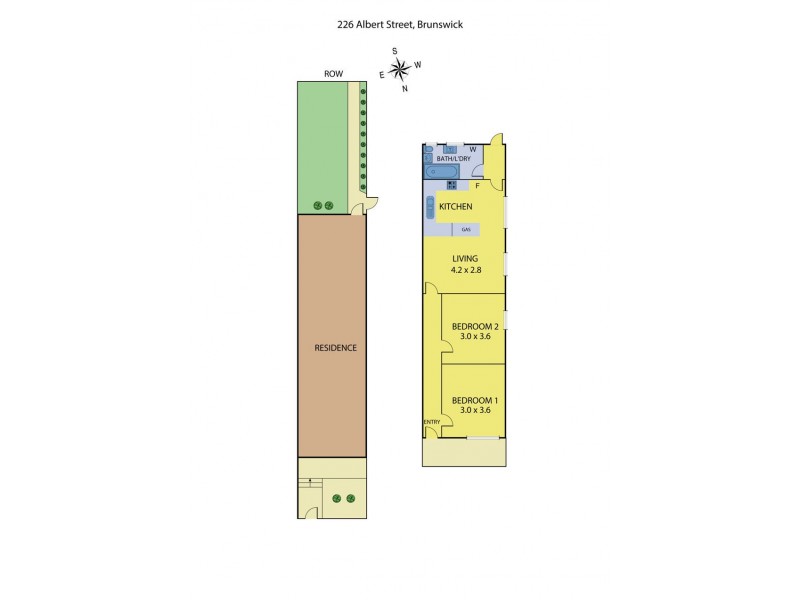 226 Albert Street, Brunswick VIC 3056 Floorplan