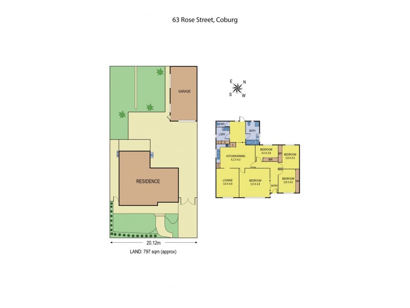 63 Rose Street, Coburg VIC 3058 Floorplan