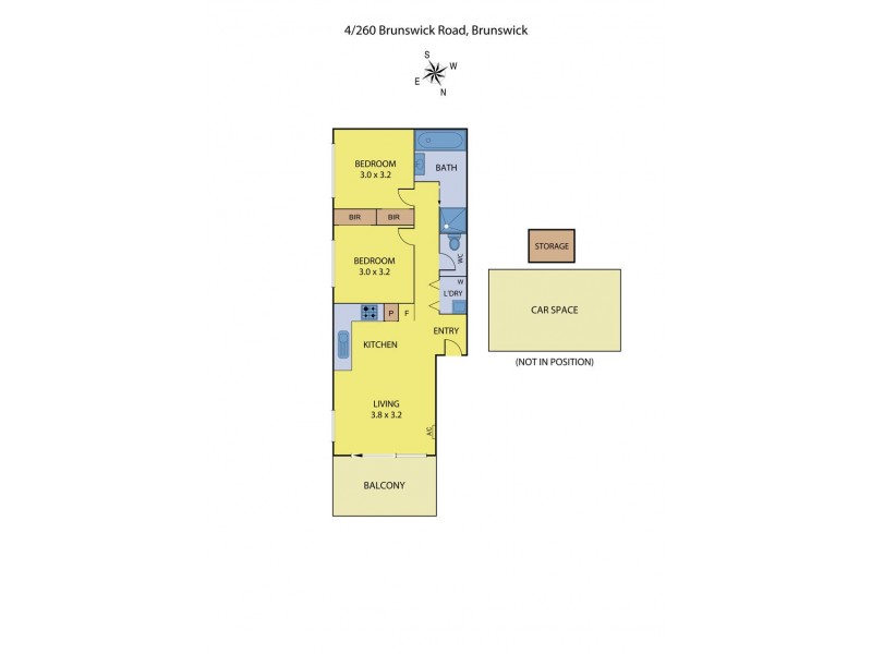 1-6/260 Brunswick Road, Brunswick VIC 3056 Floorplan
