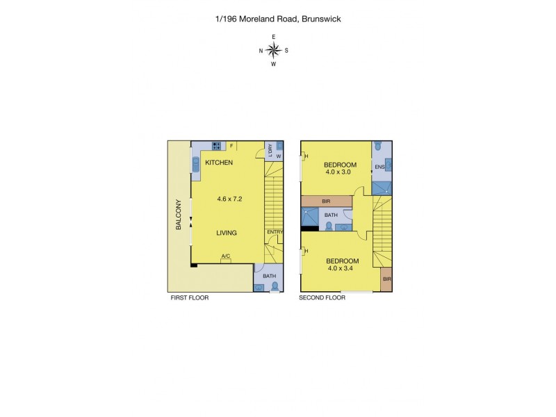1/196 Moreland Road, Brunswick VIC 3056 Floorplan