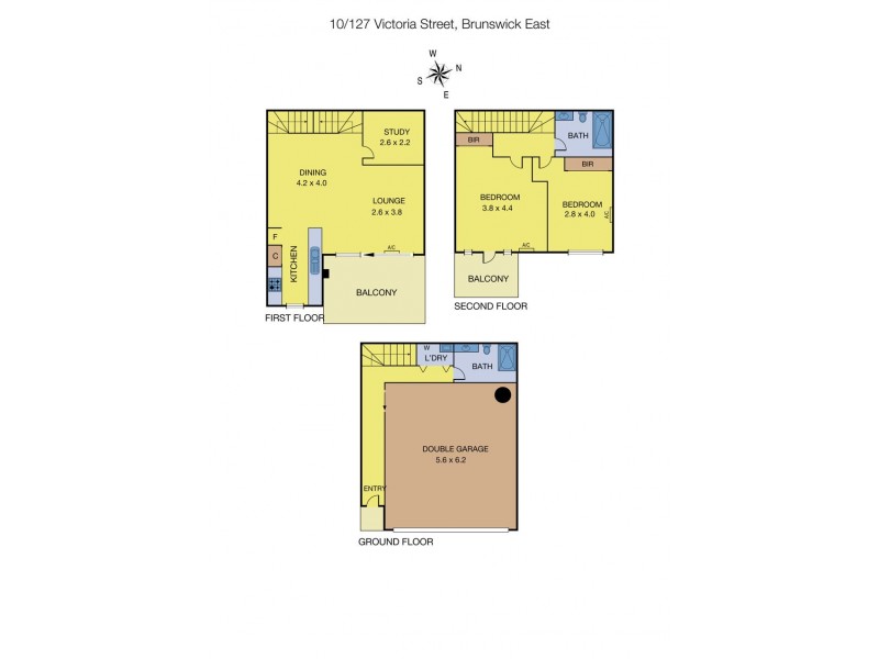 10/127 Victoria Street, Brunswick East VIC 3057 Floorplan
