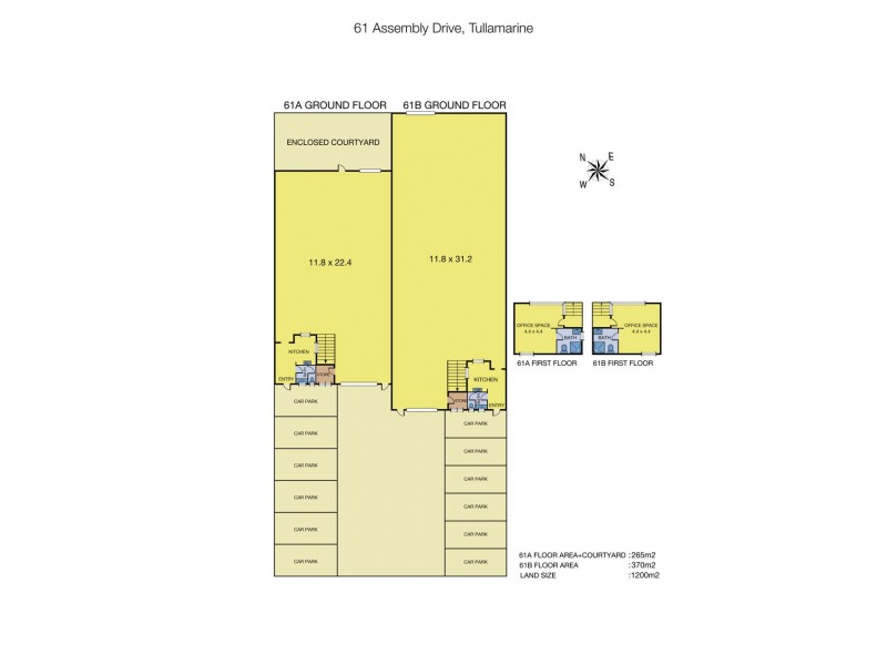61 Assembly Drive, Tullamarine VIC 3043 Floorplan