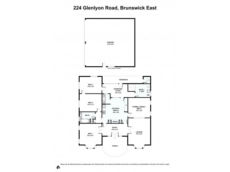 224 Glenlyon Road, Brunswick East VIC 3057 Floorplan
