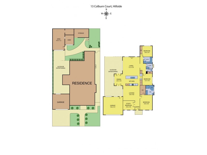 13 Colburn Court, Hillside VIC 3037 Floorplan