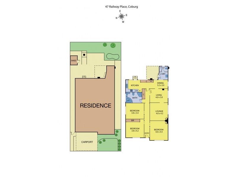 47 Railway Place, Coburg VIC 3058 Floorplan