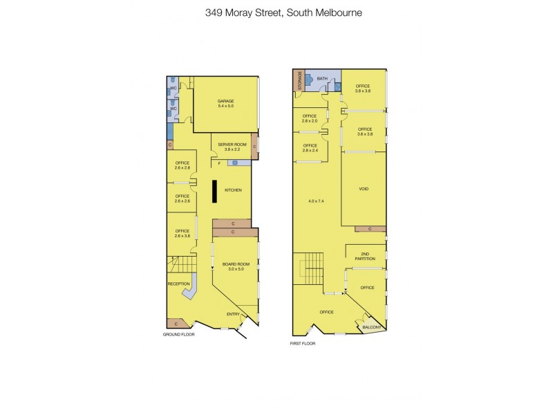 349 Moray Street, South Melbourne VIC 3205 Floorplan
