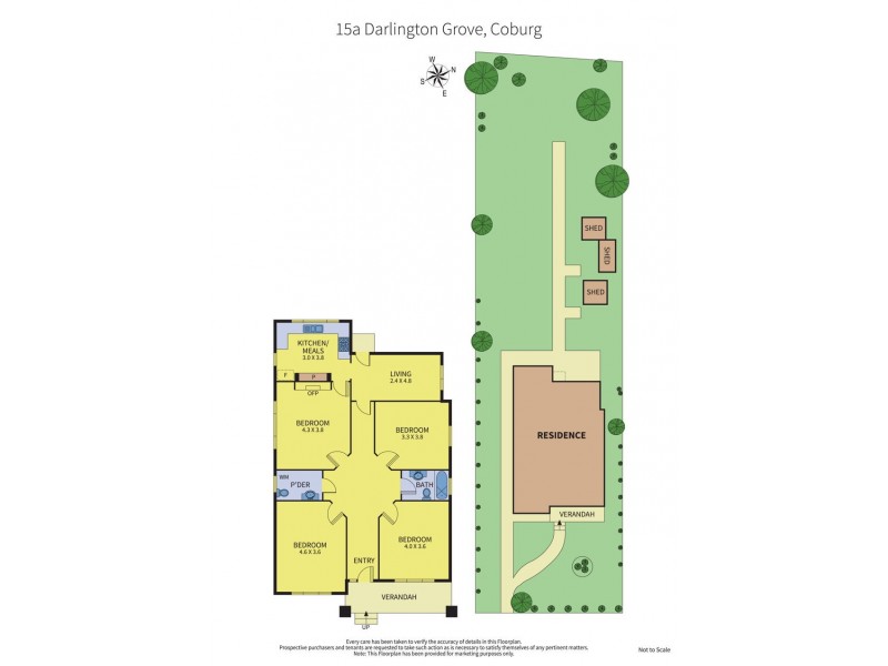 15a Darlington Grove, Coburg VIC 3058 Floorplan