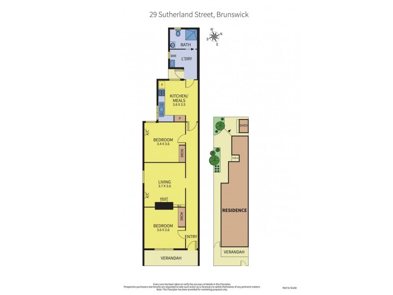 29 Sutherland Street, Brunswick VIC 3056 Floorplan