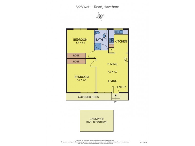 5/28 Wattle Rd, Hawthorn VIC 3122 Floorplan
